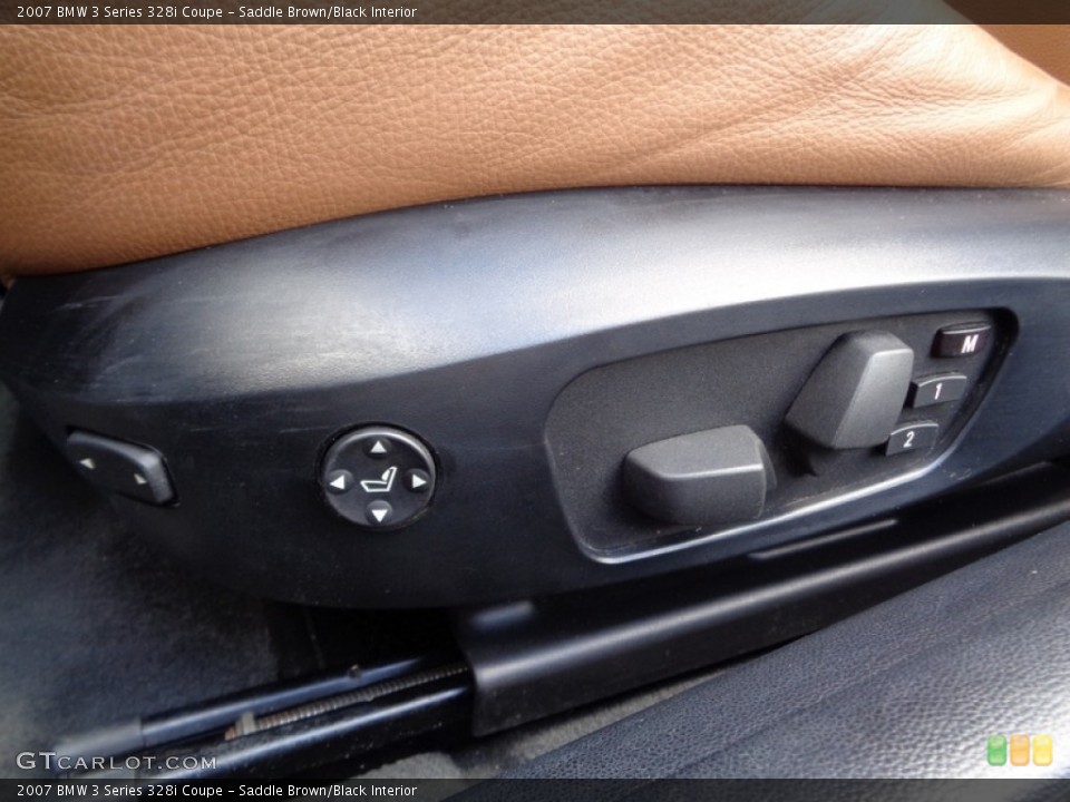 Saddle Brown/Black Interior Controls for the 2007 BMW 3 Series 328i Coupe #118927802