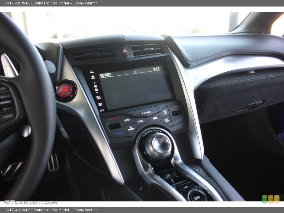 Ebony Interior Controls for the 2017 Acura NSX  #118930063
