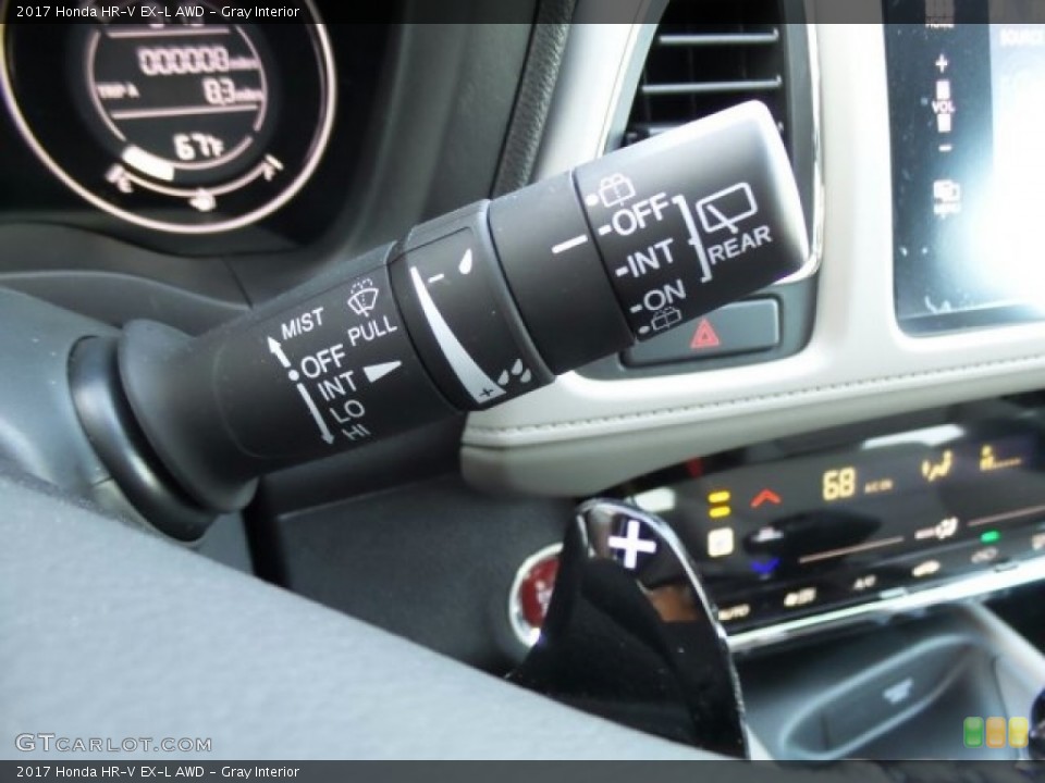 Gray Interior Controls for the 2017 Honda HR-V EX-L AWD #118930225
