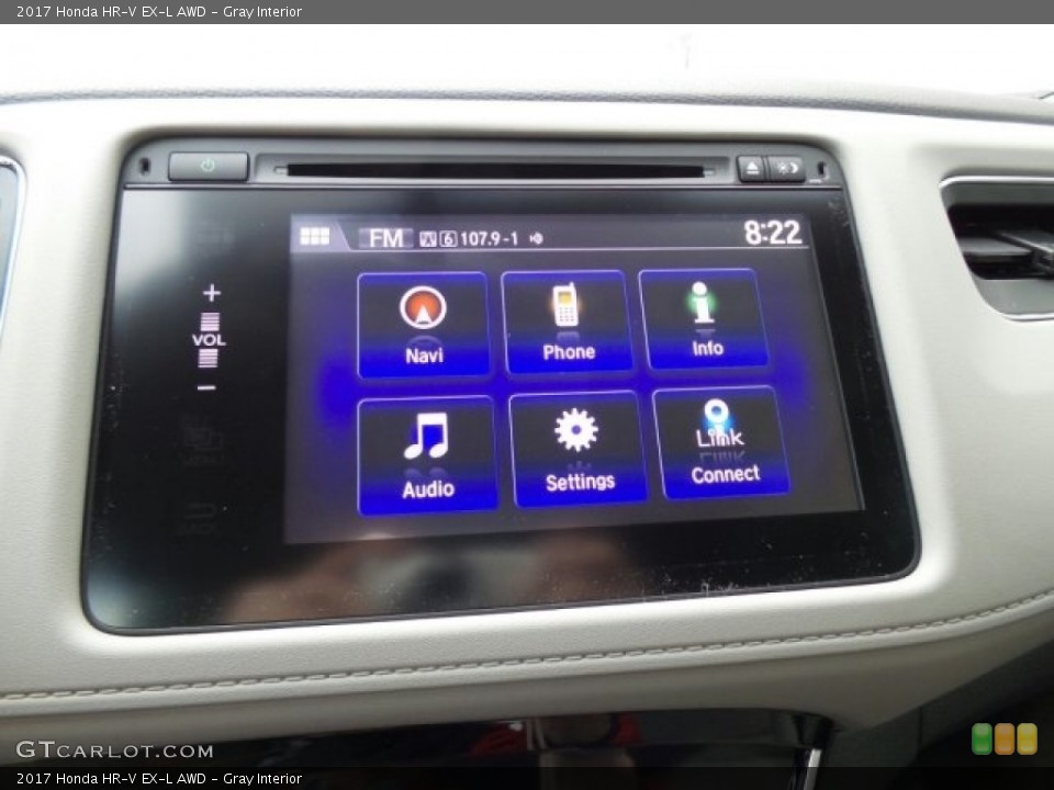 Gray Interior Controls for the 2017 Honda HR-V EX-L AWD #118931098