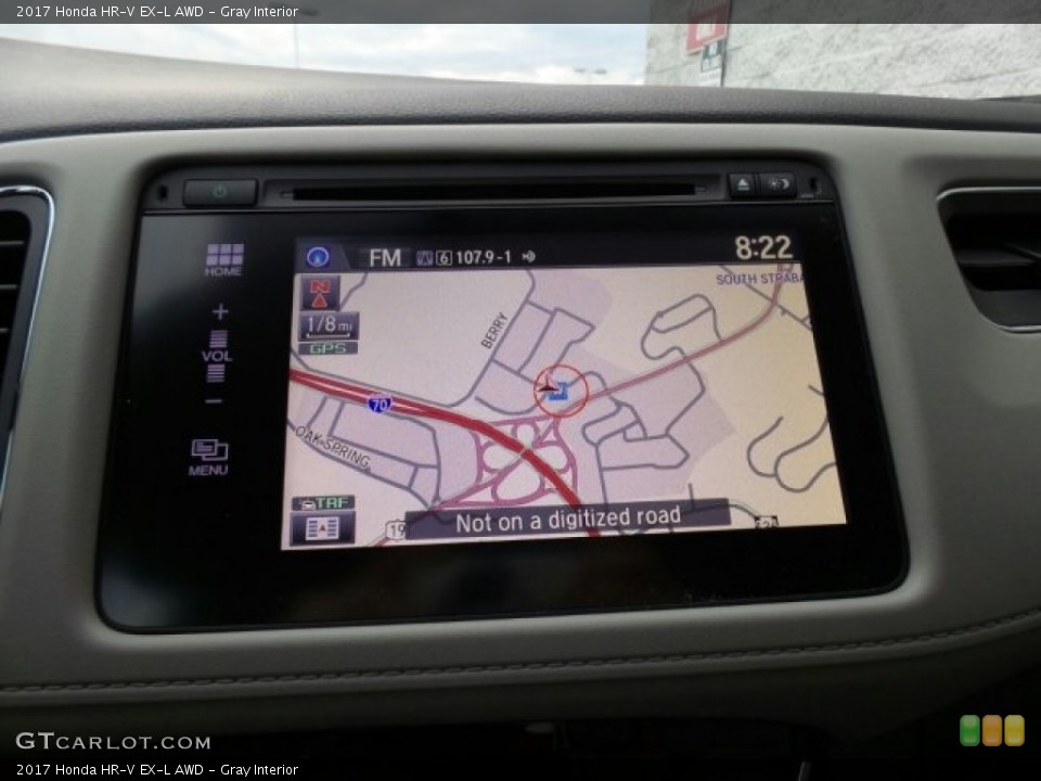 Gray Interior Navigation for the 2017 Honda HR-V EX-L AWD #118931118