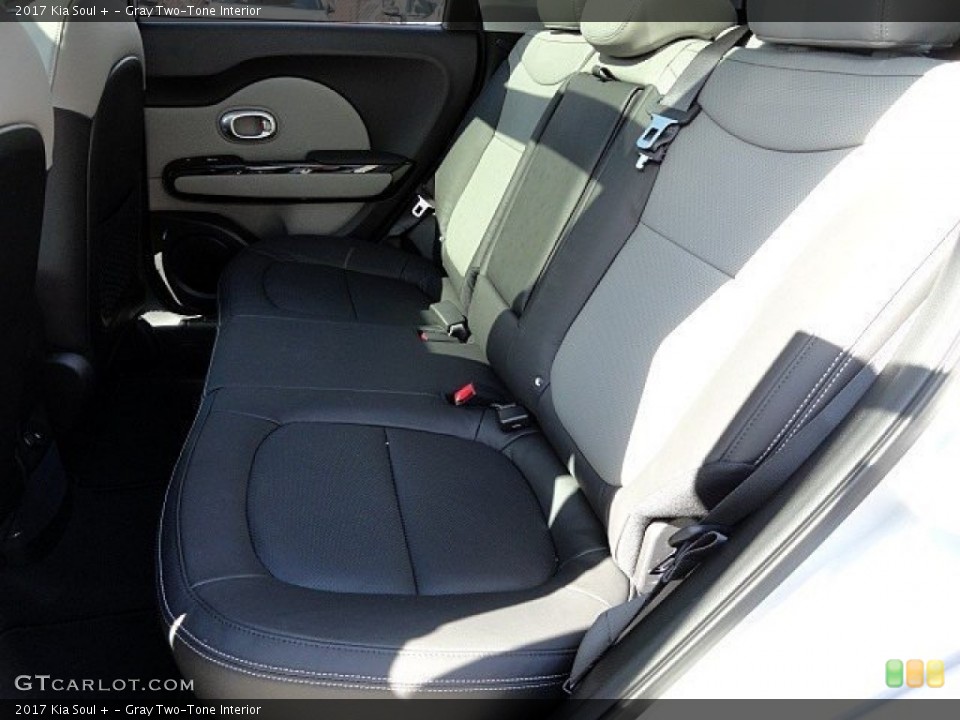 Gray Two-Tone Interior Rear Seat for the 2017 Kia Soul + #118932232
