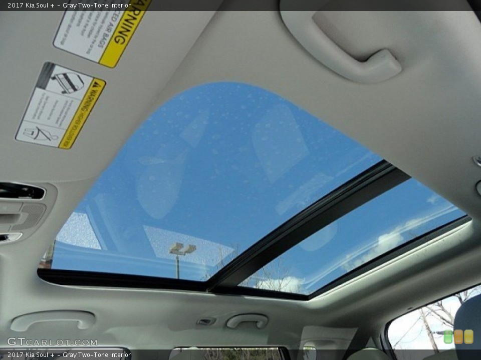 Gray Two-Tone Interior Sunroof for the 2017 Kia Soul + #118932295