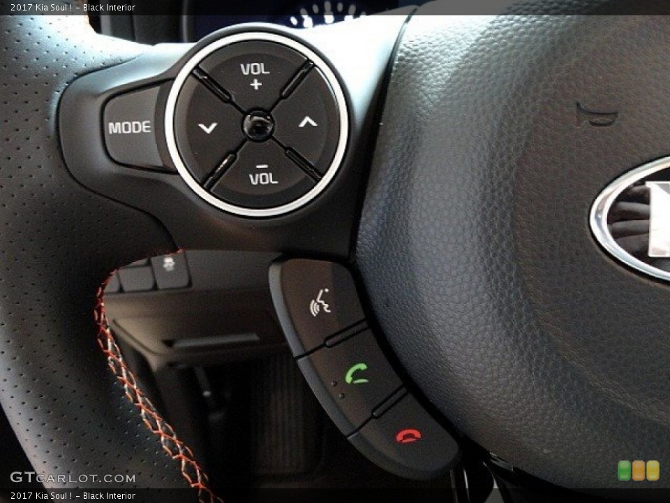 Black Interior Controls for the 2017 Kia Soul ! #118934416