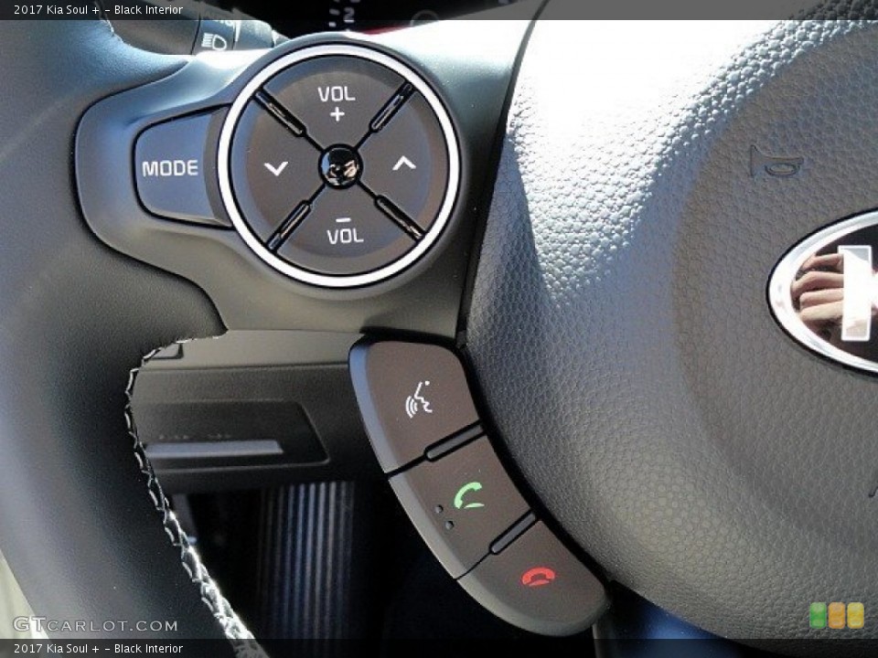 Black Interior Controls for the 2017 Kia Soul + #118935094