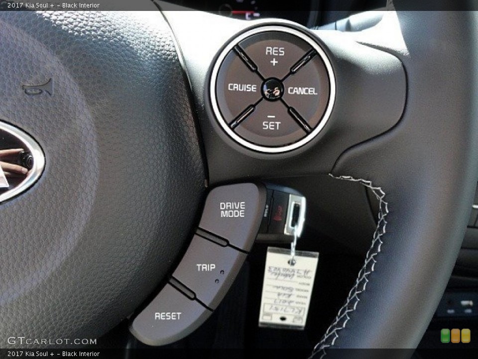 Black Interior Controls for the 2017 Kia Soul + #118935106