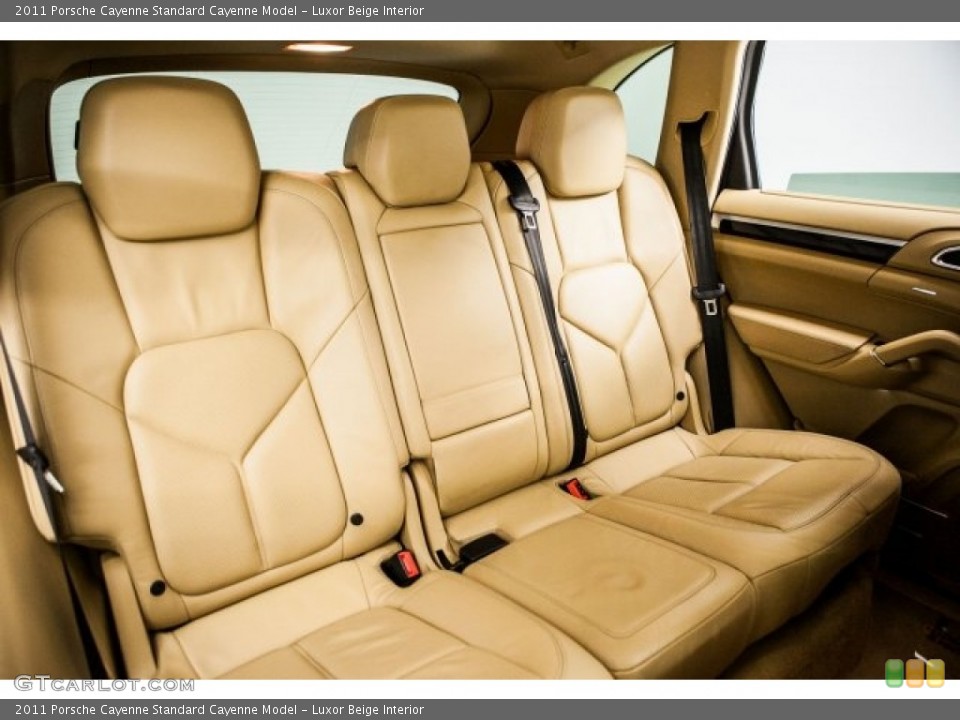 Luxor Beige Interior Rear Seat for the 2011 Porsche Cayenne  #118935424