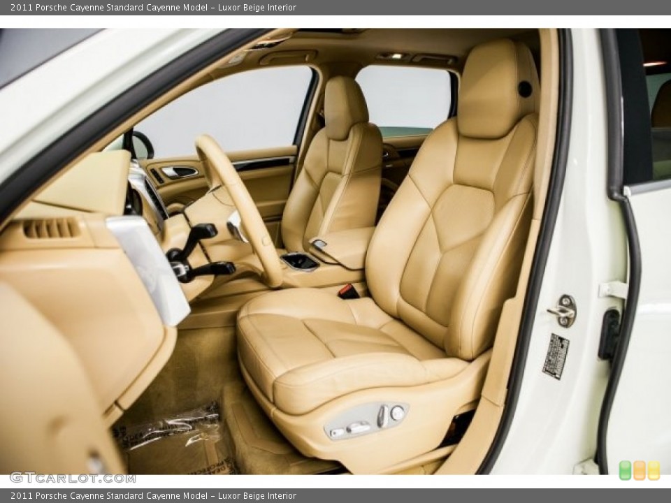 Luxor Beige Interior Front Seat for the 2011 Porsche Cayenne  #118935442
