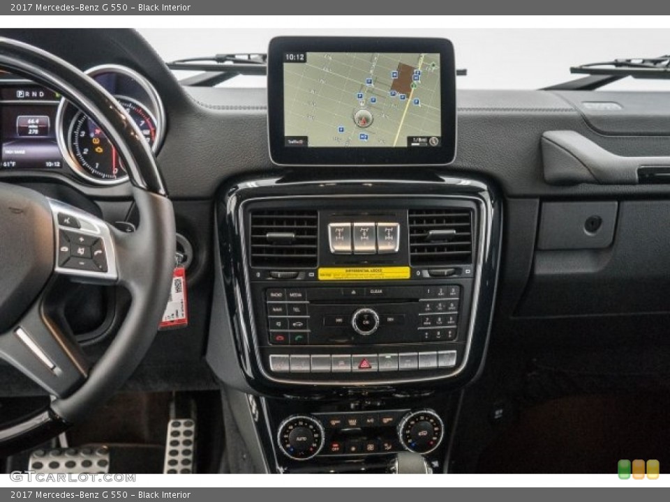 Black Interior Controls for the 2017 Mercedes-Benz G 550 #118937221