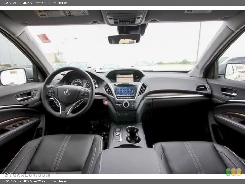 Ebony Interior Photo for the 2017 Acura MDX SH-AWD #118937428