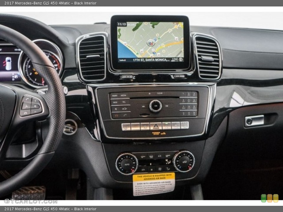 Black Interior Controls for the 2017 Mercedes-Benz GLS 450 4Matic #118937437