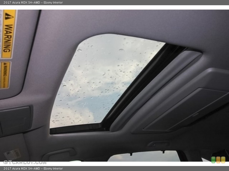 Ebony Interior Sunroof for the 2017 Acura MDX SH-AWD #118937602
