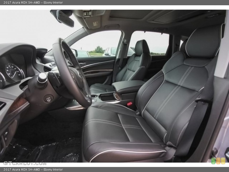 Ebony Interior Front Seat for the 2017 Acura MDX SH-AWD #118937635