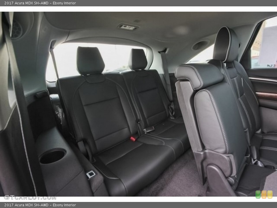 Ebony Interior Rear Seat for the 2017 Acura MDX SH-AWD #118937761