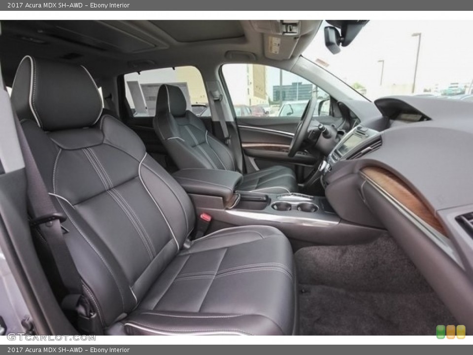 Ebony Interior Front Seat for the 2017 Acura MDX SH-AWD #118937794