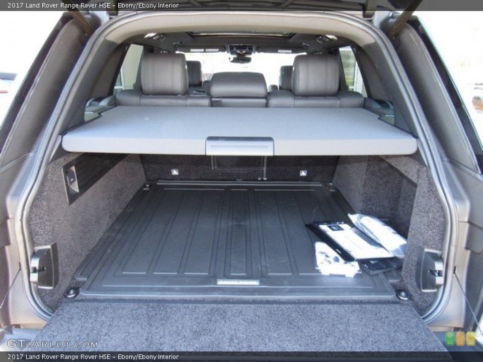 Ebony/Ebony Interior Trunk for the 2017 Land Rover Range Rover HSE #118946329