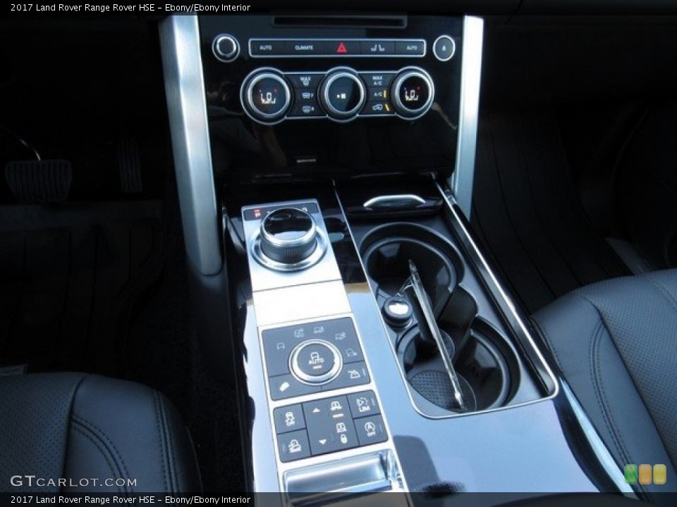 Ebony/Ebony Interior Controls for the 2017 Land Rover Range Rover HSE #118946395