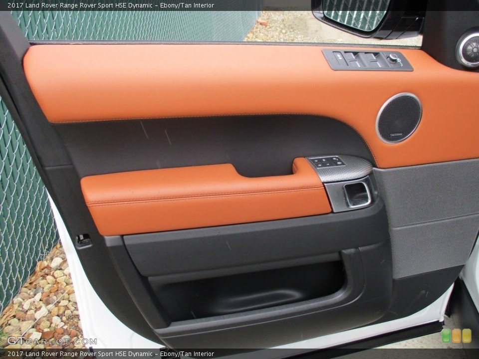 Ebony/Tan Interior Door Panel for the 2017 Land Rover Range Rover Sport HSE Dynamic #118953428