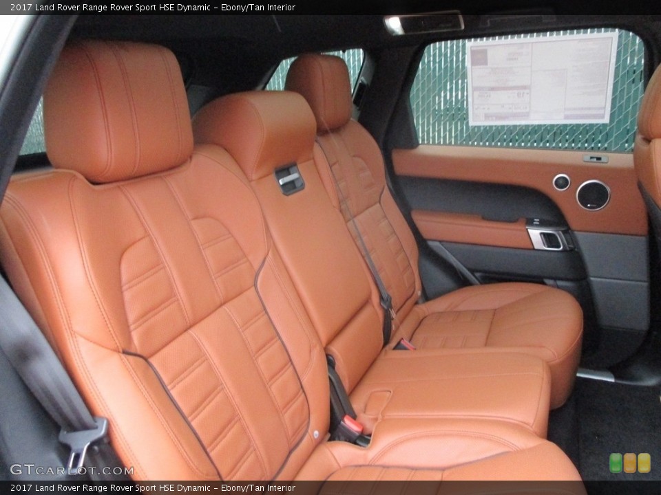 Ebony/Tan Interior Rear Seat for the 2017 Land Rover Range Rover Sport HSE Dynamic #118953530
