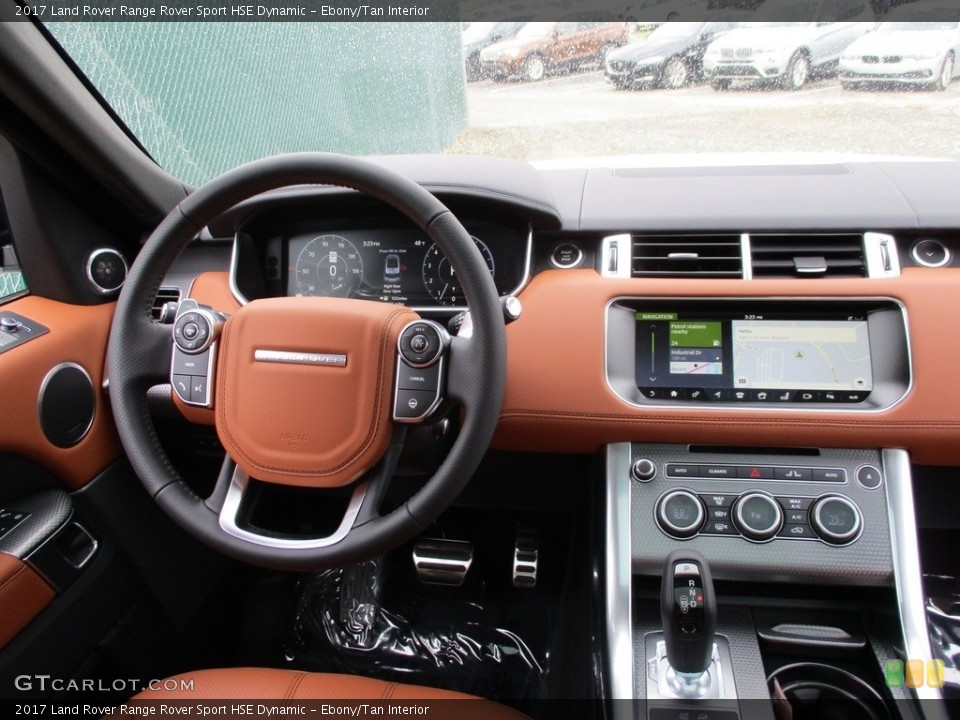 Ebony/Tan Interior Dashboard for the 2017 Land Rover Range Rover Sport HSE Dynamic #118953557