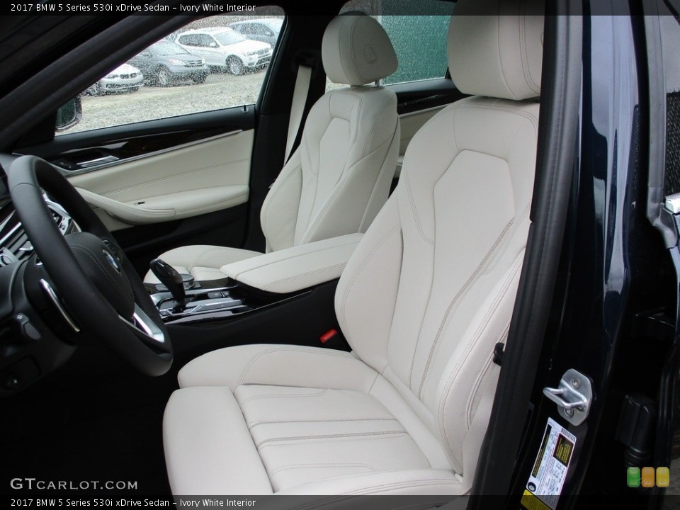 Ivory White Interior Front Seat for the 2017 BMW 5 Series 530i xDrive Sedan #118954007