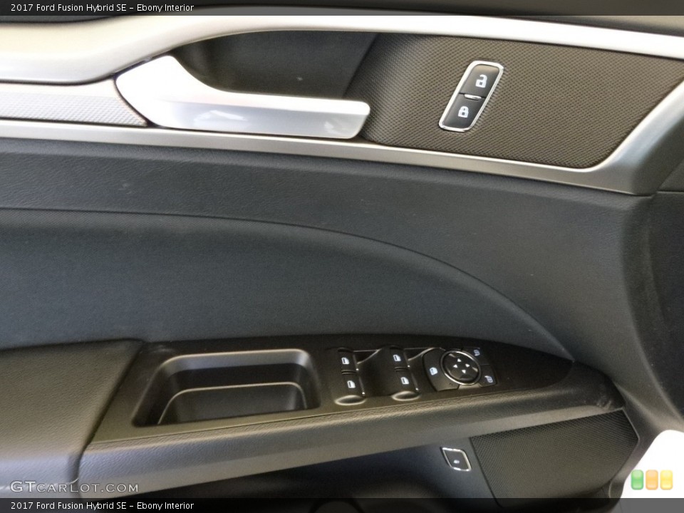 Ebony Interior Door Panel for the 2017 Ford Fusion Hybrid SE #118956449