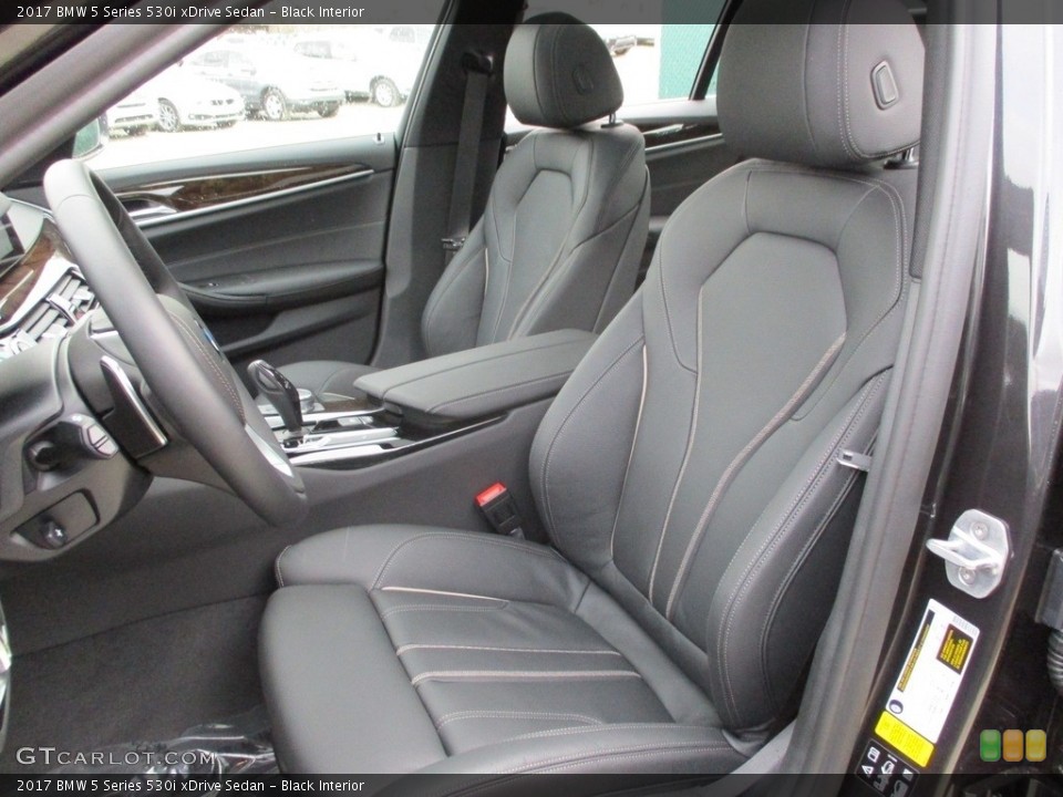 Black Interior Front Seat for the 2017 BMW 5 Series 530i xDrive Sedan #118956467