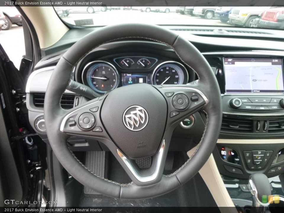 Light Neutral Interior Steering Wheel for the 2017 Buick Envision Essence AWD #118956608