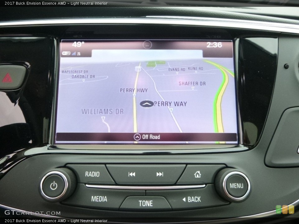 Light Neutral Interior Navigation for the 2017 Buick Envision Essence AWD #118956638