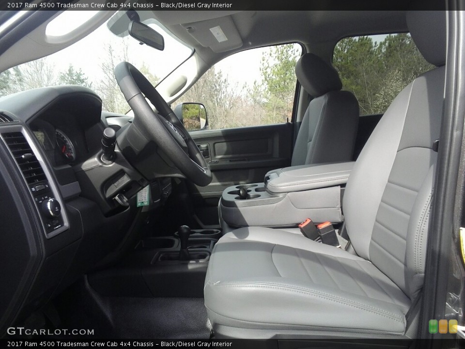 Black/Diesel Gray Interior Photo for the 2017 Ram 4500 Tradesman Crew Cab 4x4 Chassis #118956674