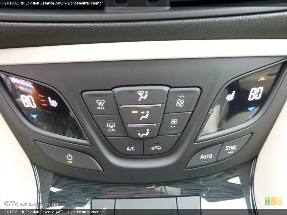 Light Neutral Interior Controls for the 2017 Buick Envision Essence AWD #118956686