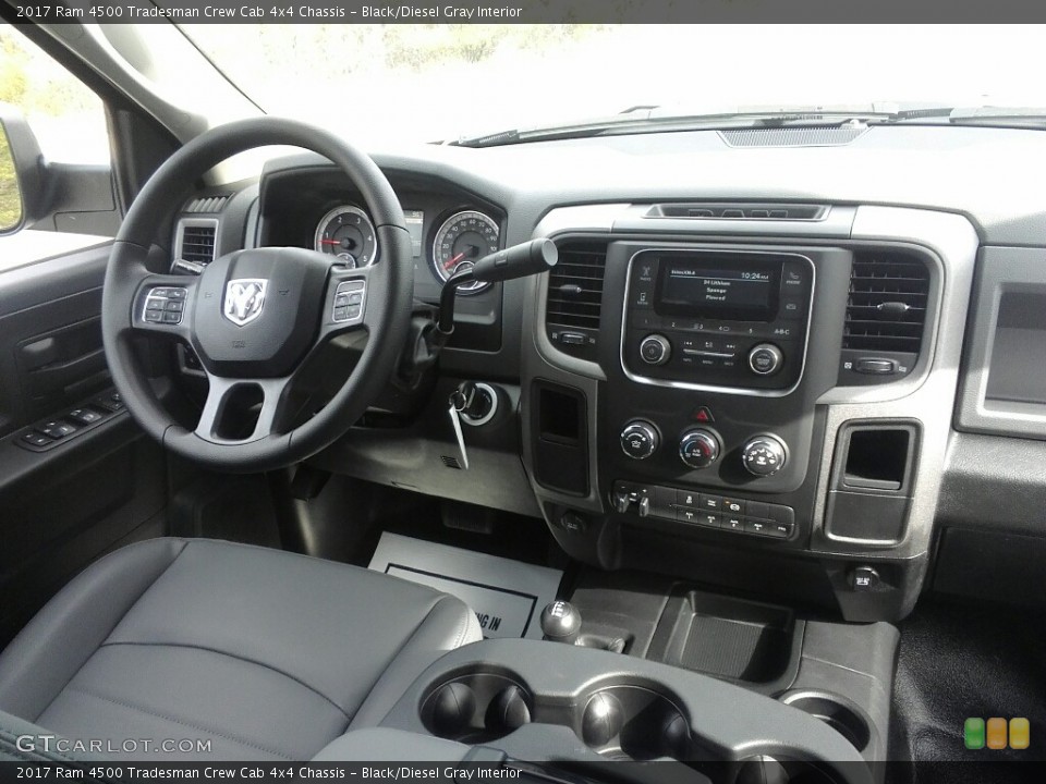 Black/Diesel Gray Interior Dashboard for the 2017 Ram 4500 Tradesman Crew Cab 4x4 Chassis #118956788