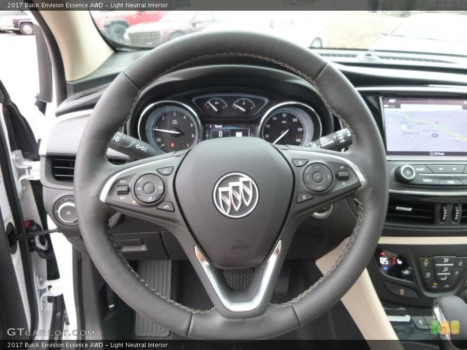 Light Neutral Interior Steering Wheel for the 2017 Buick Envision Essence AWD #118957652