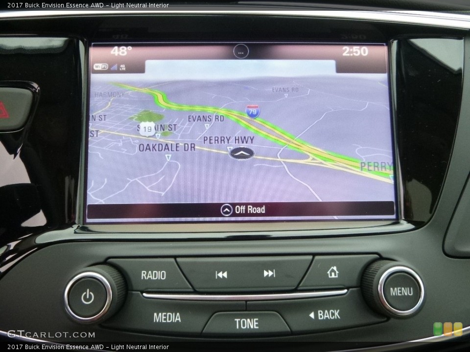 Light Neutral Interior Navigation for the 2017 Buick Envision Essence AWD #118957673