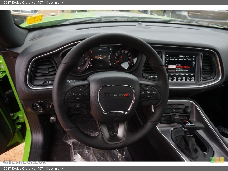 Black Interior Dashboard for the 2017 Dodge Challenger SXT #118958172
