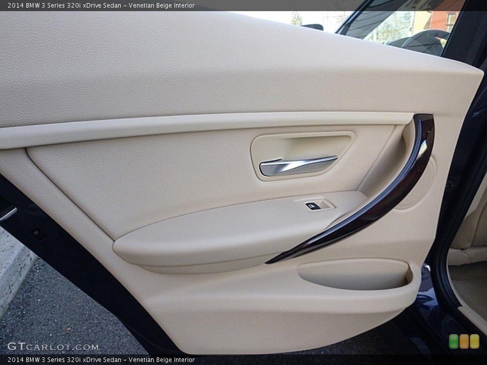 Venetian Beige Interior Door Panel for the 2014 BMW 3 Series 320i xDrive Sedan #118958198