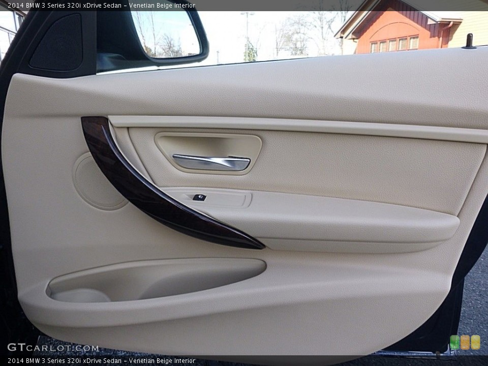 Venetian Beige Interior Door Panel for the 2014 BMW 3 Series 320i xDrive Sedan #118958276