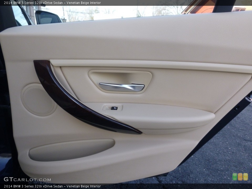 Venetian Beige Interior Door Panel for the 2014 BMW 3 Series 320i xDrive Sedan #118958357