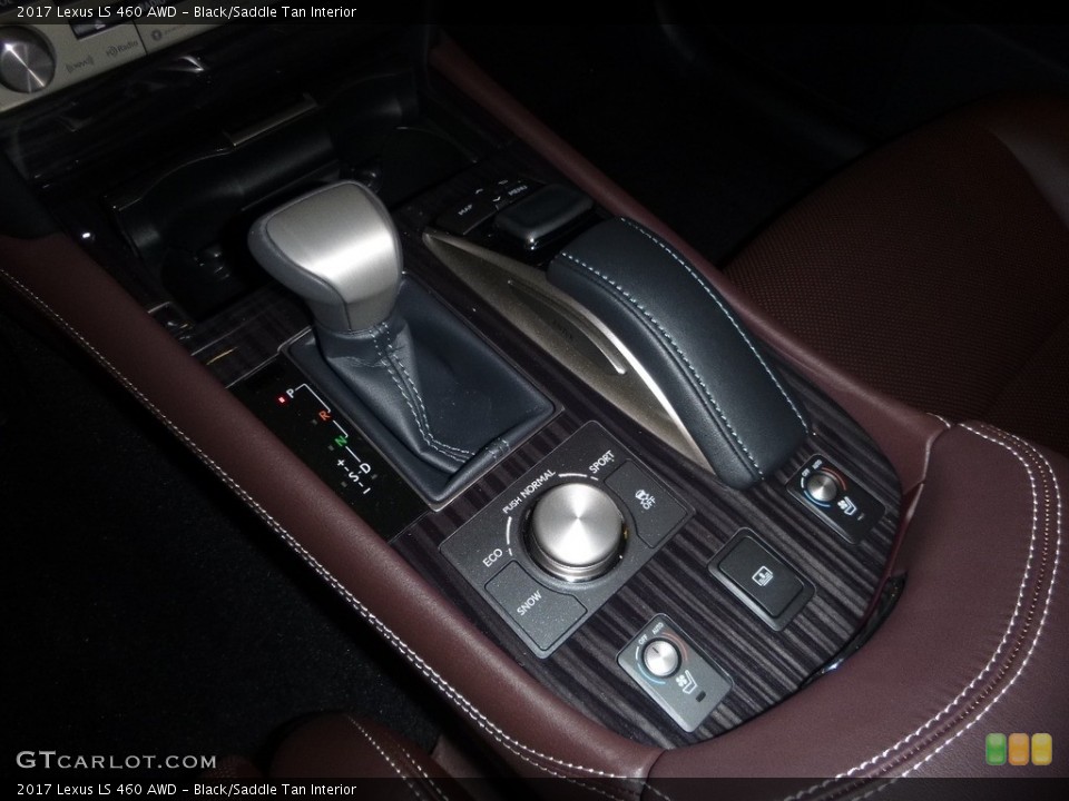 Black/Saddle Tan Interior Transmission for the 2017 Lexus LS 460 AWD #118961615