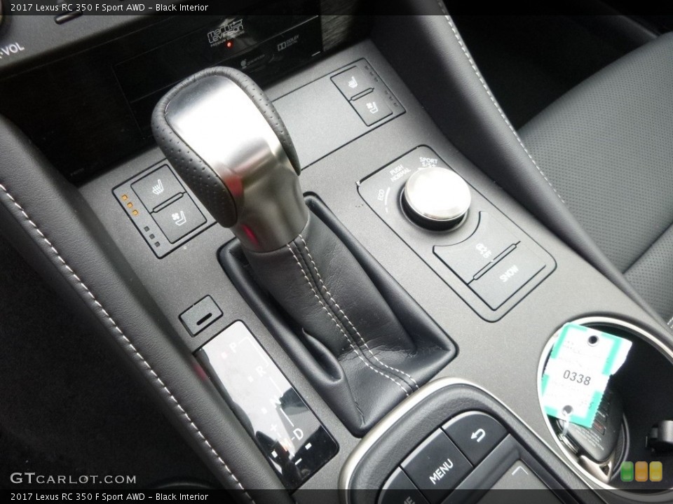 Black Interior Transmission for the 2017 Lexus RC 350 F Sport AWD #118962338