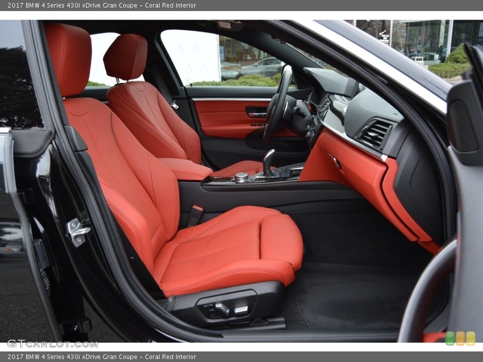 Coral Red Interior Front Seat for the 2017 BMW 4 Series 430i xDrive Gran Coupe #118969230