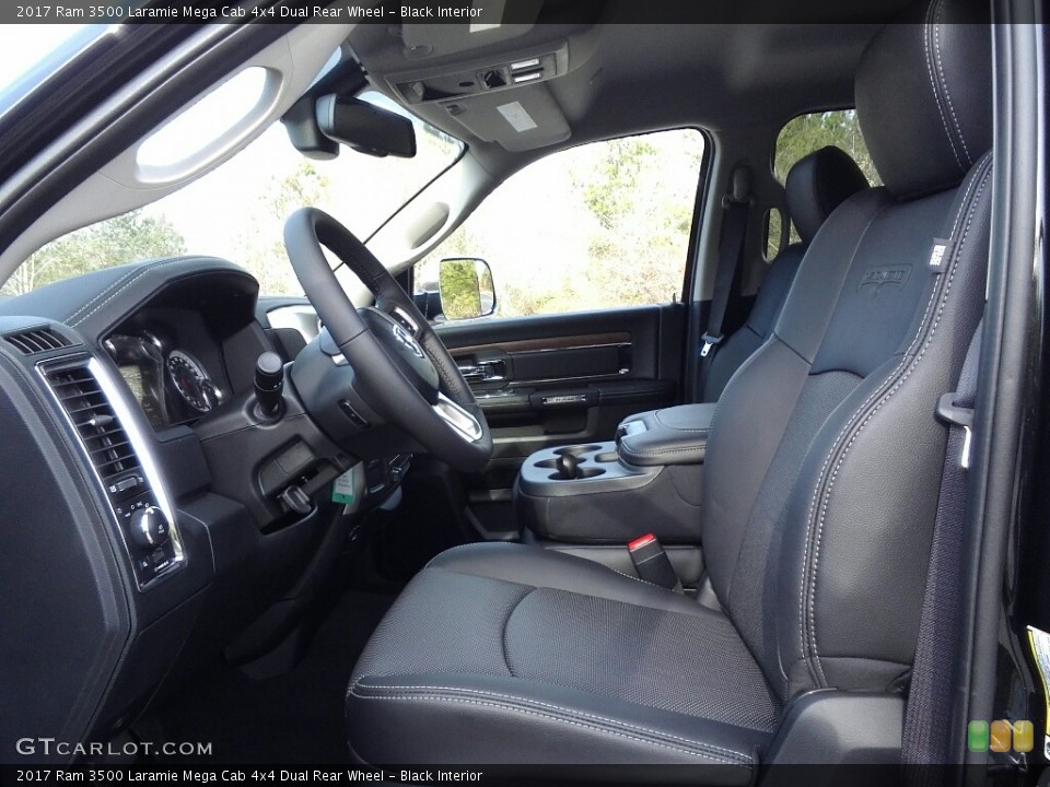 Black Interior Photo for the 2017 Ram 3500 Laramie Mega Cab 4x4 Dual Rear Wheel #118973607