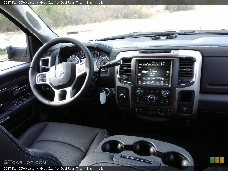 Black Interior Dashboard for the 2017 Ram 3500 Laramie Mega Cab 4x4 Dual Rear Wheel #118973724
