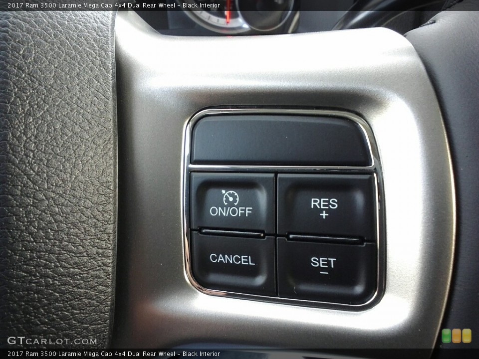 Black Interior Controls for the 2017 Ram 3500 Laramie Mega Cab 4x4 Dual Rear Wheel #118973817