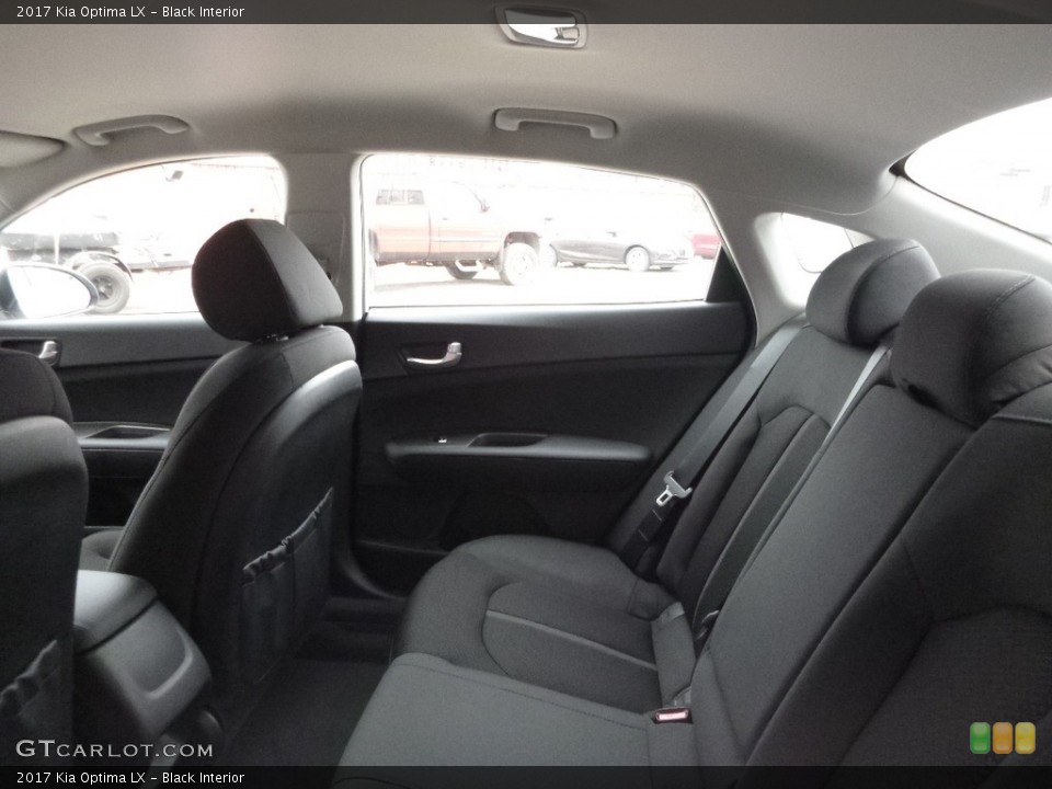 Black Interior Rear Seat for the 2017 Kia Optima LX #118974575