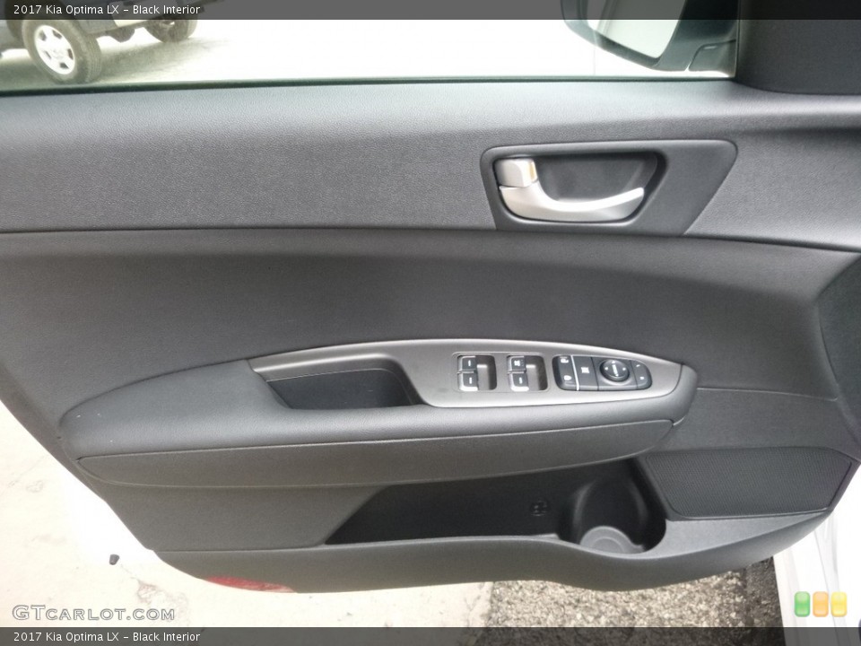 Black Interior Door Panel for the 2017 Kia Optima LX #118974621
