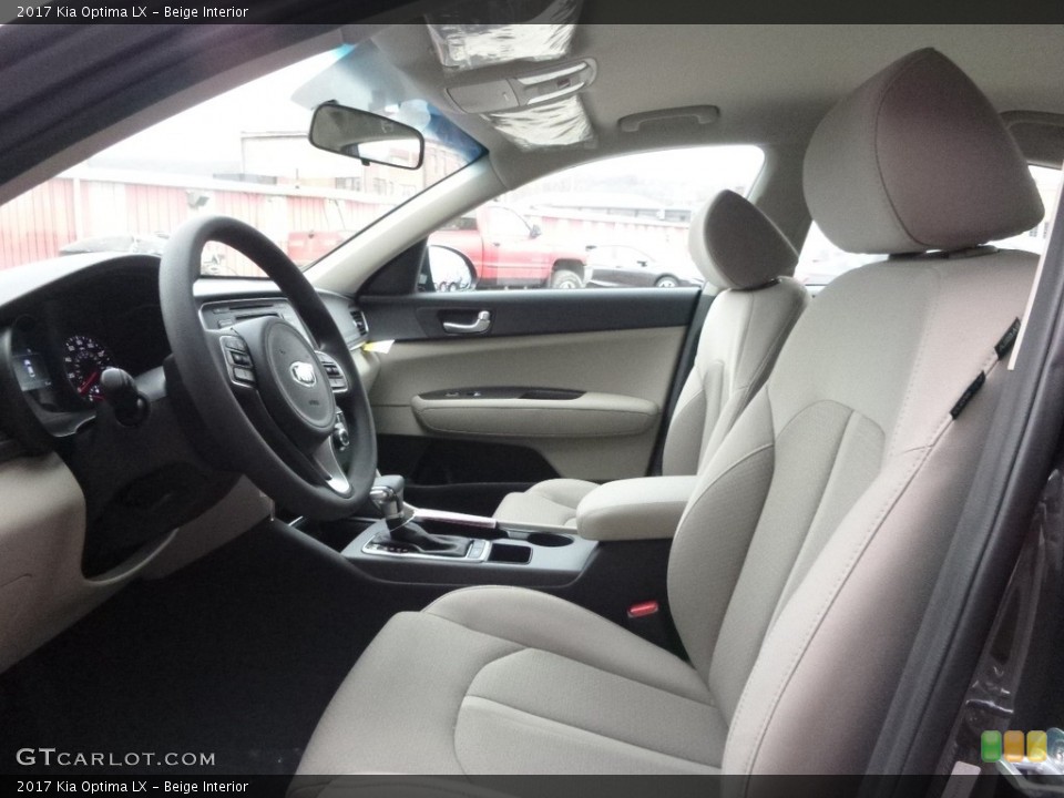 Beige Interior Front Seat for the 2017 Kia Optima LX #118975488