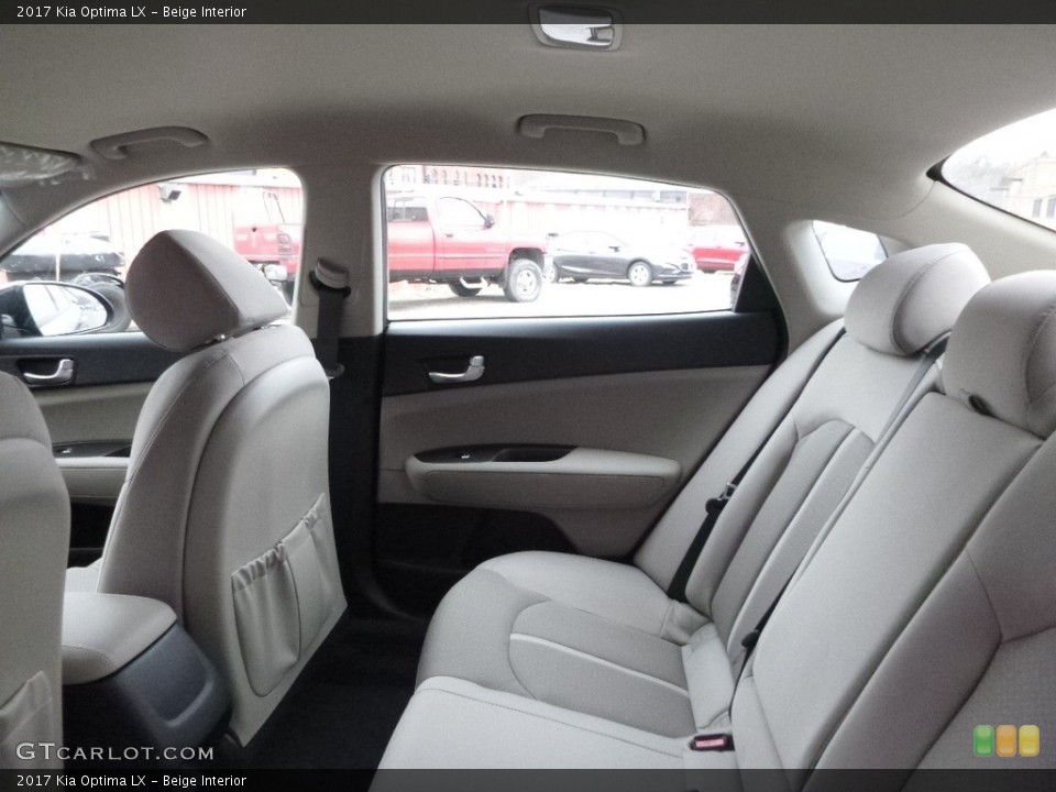 Beige Interior Rear Seat for the 2017 Kia Optima LX #118975509