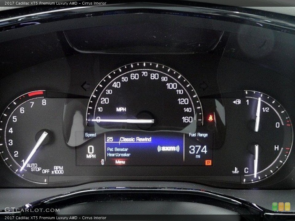 Cirrus Interior Gauges for the 2017 Cadillac XT5 Premium Luxury AWD #118981857