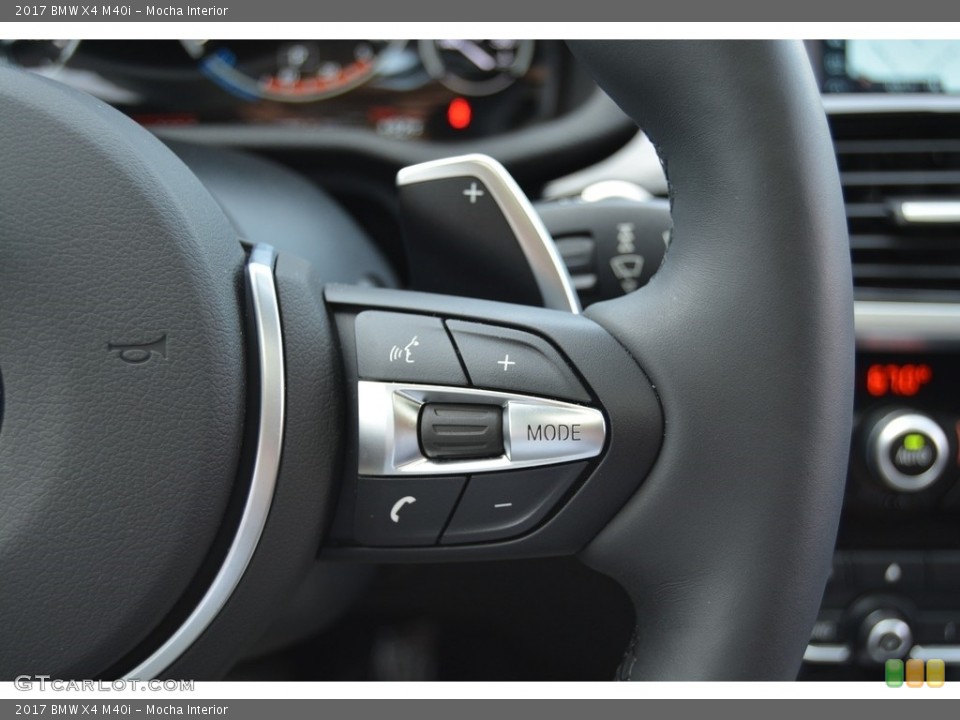 Mocha Interior Controls for the 2017 BMW X4 M40i #118985652